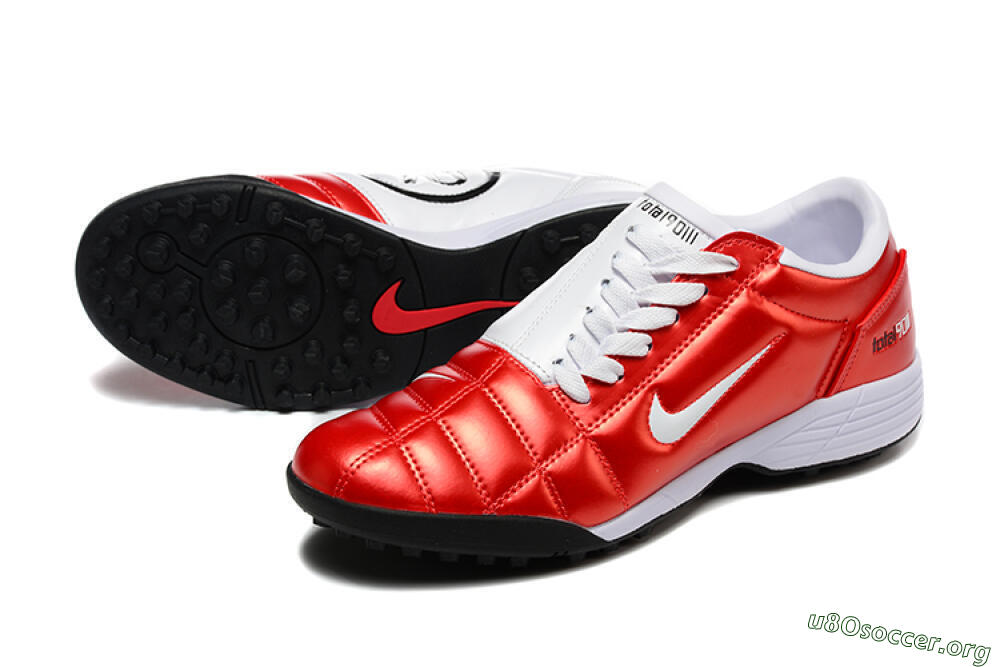 Nike Total 90 III TF Football Shoes - Red/White/Black 0