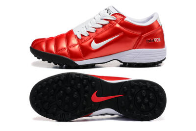 Nike Total 90 III TF Football Shoes - Red/White/Black