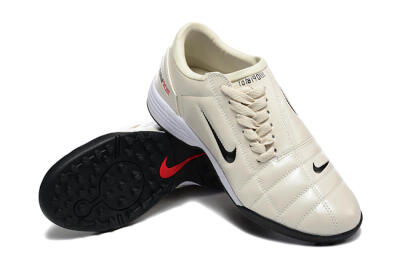Nike Total 90 III TF Football Shoes - Beige/Black/White