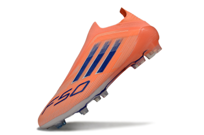 Adidas F50 Elite Laceless FG Football Boots - Orange/Blue/White