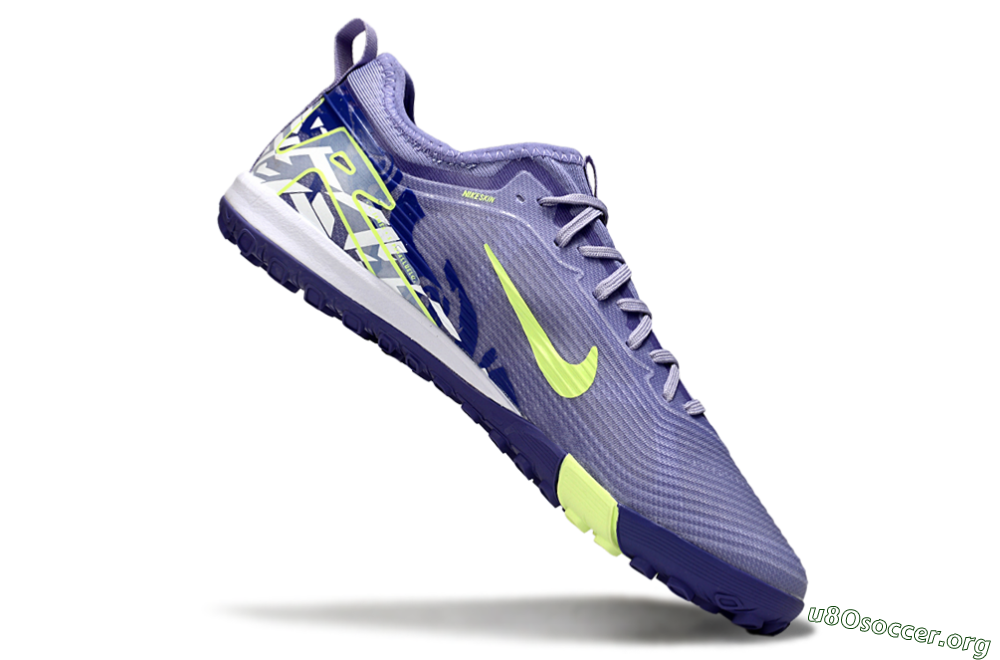 Nike Air Zoom Mercurial Vapor 16 Pro TF Football Shoes - Purple/Yellow/White 4