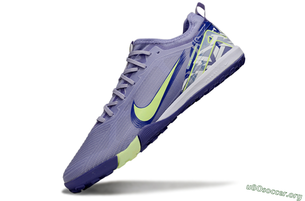 Nike Air Zoom Mercurial Vapor 16 Pro TF Football Shoes - Purple/Yellow/White 5