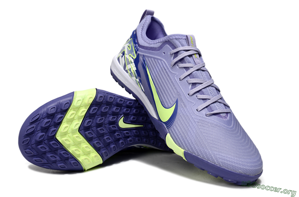 Nike Air Zoom Mercurial Vapor 16 Pro TF Football Shoes - Purple/Yellow/White 0