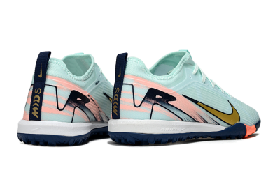 Nike Air Zoom Mercurial Vapor 16 Pro TF Football Shoes - Jade/Gold/Pink