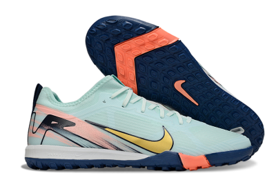 Nike Air Zoom Mercurial Vapor 16 Pro TF Football Shoes - Jade/Gold/Pink