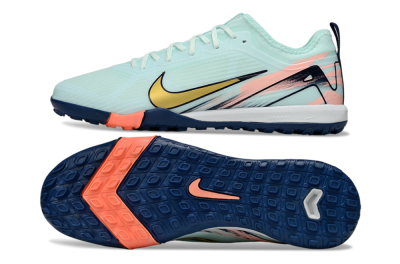 Nike Air Zoom Mercurial Vapor 16 Pro TF Football Shoes - Jade/Gold/Pink