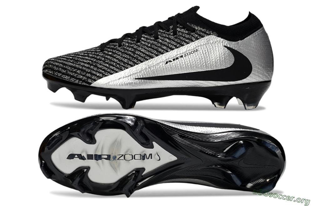 Nike Air Zoom Mercurial Vapor 16 Elite FG Football Boots - Black/Silver 1