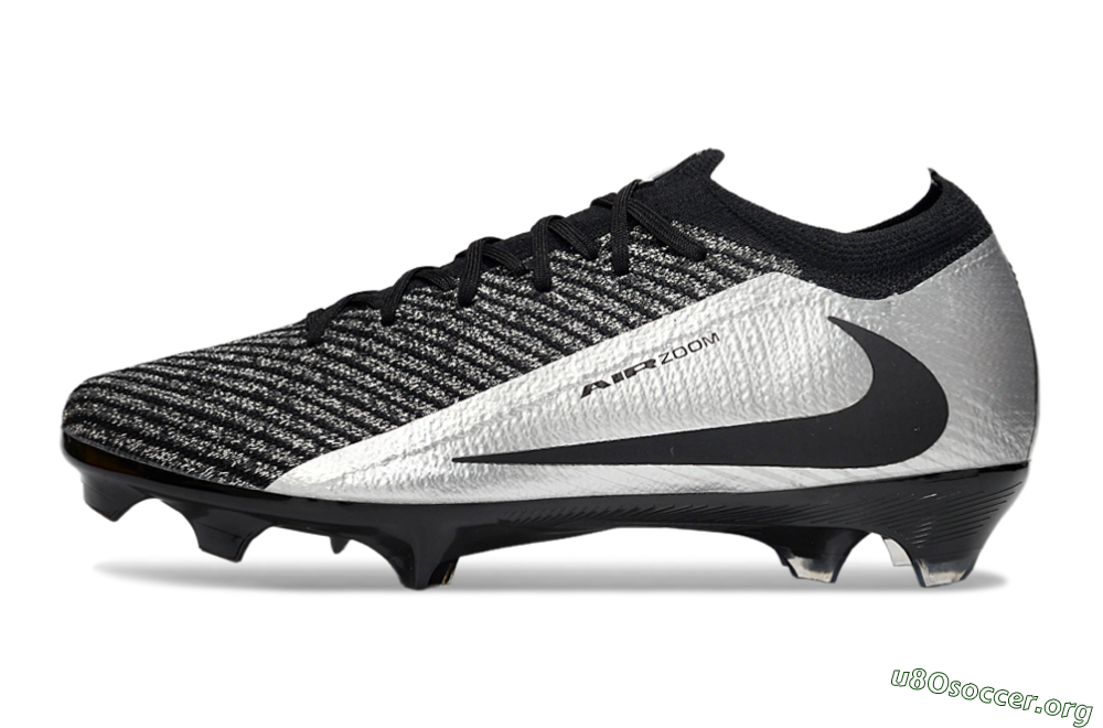 Nike Air Zoom Mercurial Vapor 16 Elite FG Football Boots - Black/Silver 3