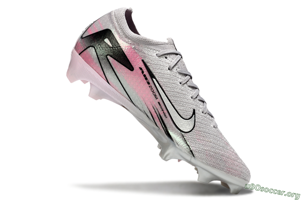 Nike Air Zoom Mercurial Vapor 16 Elite FG Football Boots - Silver/Pink/Black 4