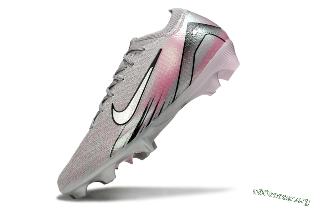 Nike Air Zoom Mercurial Vapor 16 Elite FG Football Boots - Silver/Pink/Black 5