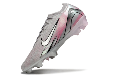 Nike Air Zoom Mercurial Vapor 16 Elite FG Football Boots - Silver/Pink/Black
