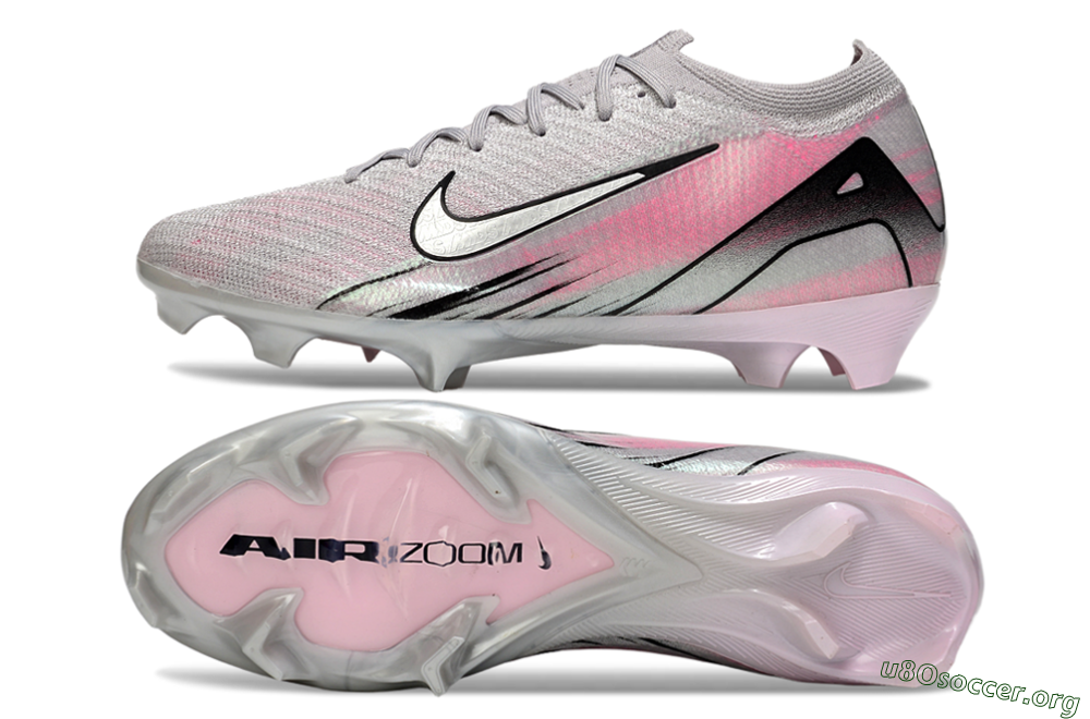 Nike Air Zoom Mercurial Vapor 16 Elite FG Football Boots - Silver/Pink/Black 1