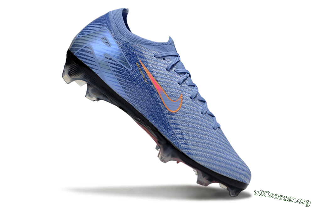 Nike Air Zoom Mercurial Vapor 16 Elite FG Football Boots - Blue/Pink/Gold 4