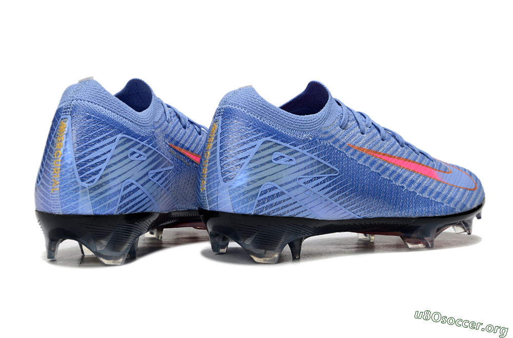 Nike Air Zoom Mercurial Vapor 16 Elite FG Football Boots - Blue/Pink/Gold 6