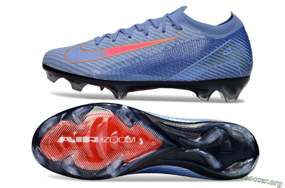 Nike Air Zoom Mercurial Vapor 16 Elite FG Football Boots - Blue/Pink/Gold 1