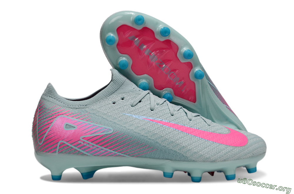 Nike Air Zoom Mercurial Vapor 16 Elite AG Football Boots - Jade/Pink/White 2