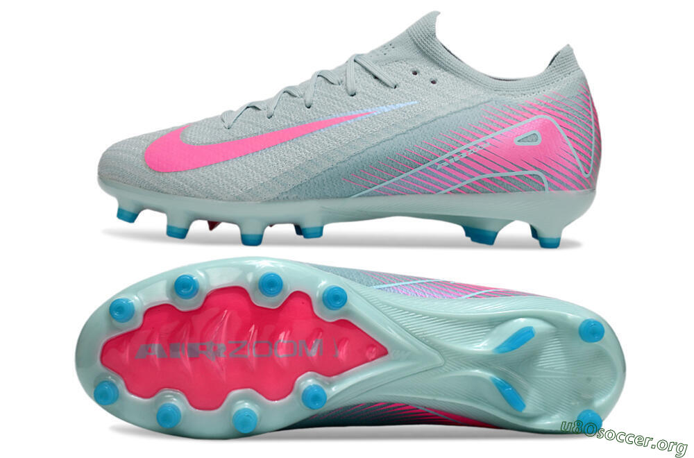 Nike Air Zoom Mercurial Vapor 16 Elite AG Football Boots - Jade/Pink/White 1