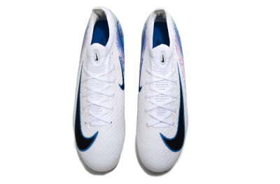 Nike Air Zoom Mercurial Vapor 16 Elite FG Football Boots - White/Black/Blue