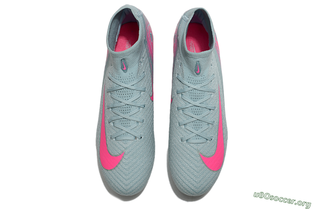 Nike Air Zoom Mercurial Superfly 10 Elite AG Football Boots - Jade/Pink 4