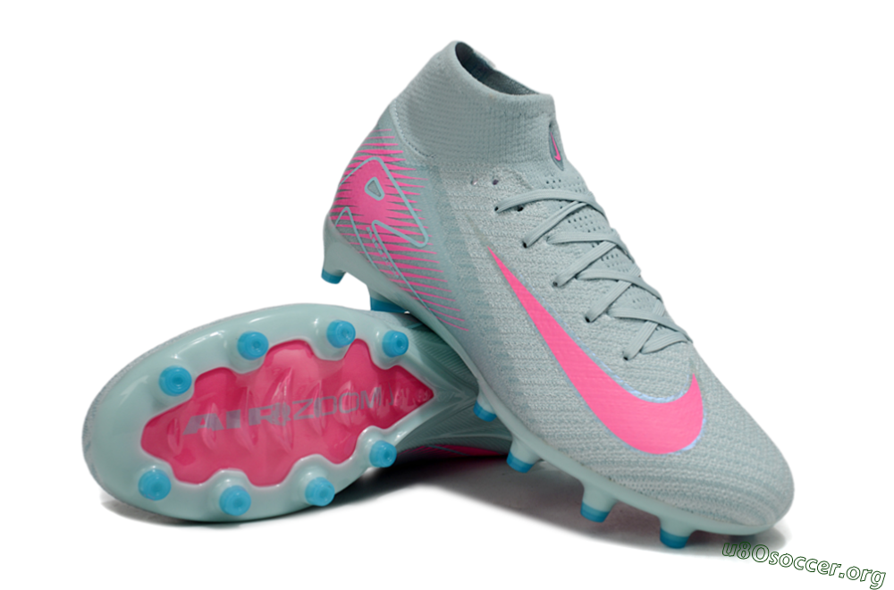 Nike Air Zoom Mercurial Superfly 10 Elite AG Football Boots - Jade/Pink 0