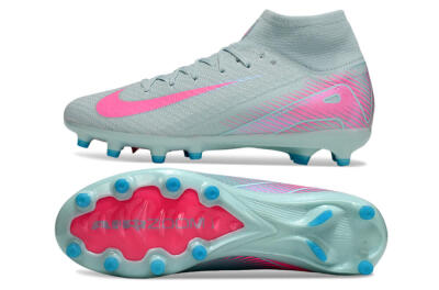 Nike Air Zoom Mercurial Superfly 10 Elite AG Football Boots - Jade/Pink