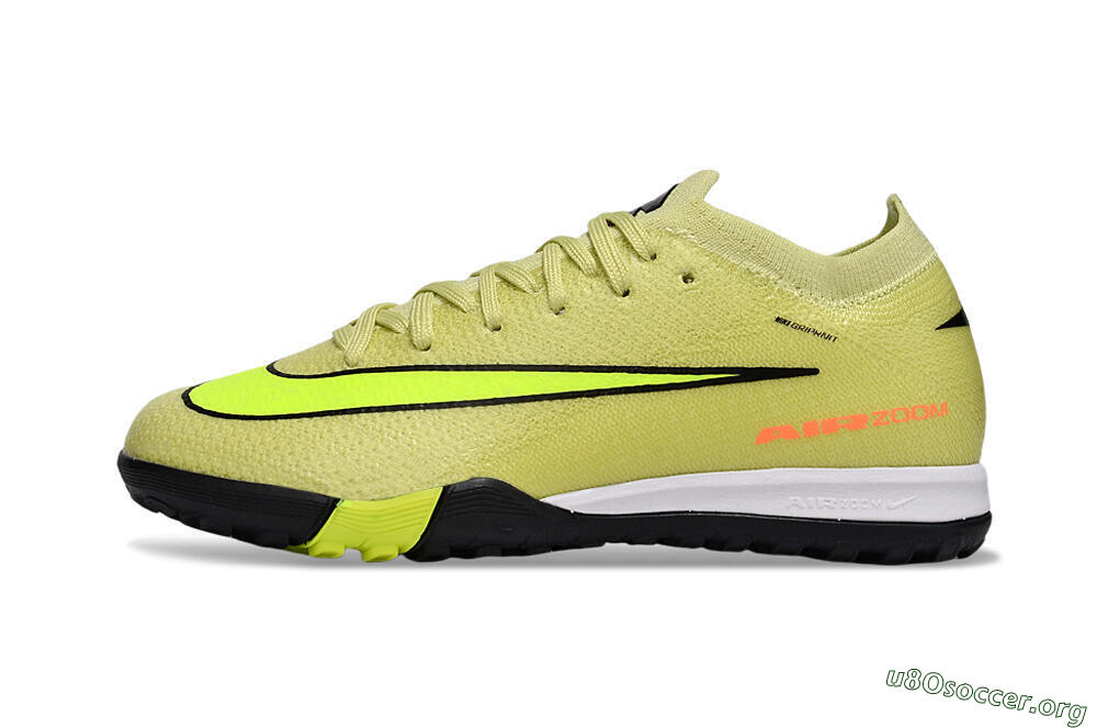 Nike Air Zoom Mercurial Vapor 16 Elite TF Football Shoes - Yellow/Black/Red 3