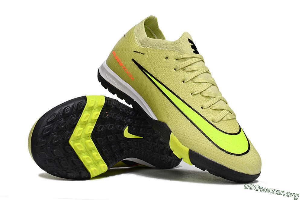 Nike Air Zoom Mercurial Vapor 16 Elite TF Football Shoes - Yellow/Black/Red 1