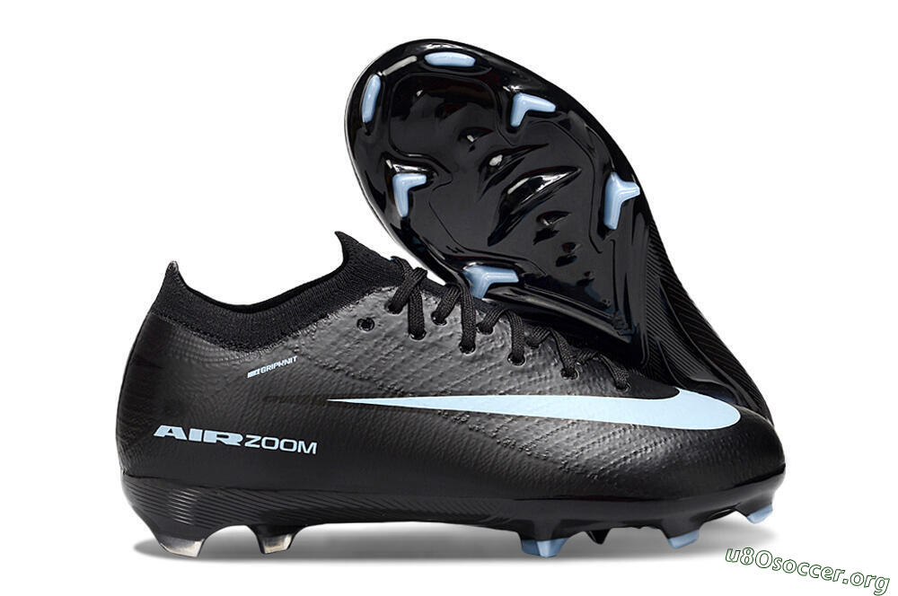 Nike Air Zoom Mercurial Vapor 16 Elite FG Football Boots - Black/Jade 2