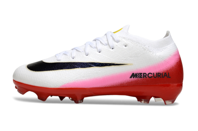 Nike Air Zoom Mercurial Vapor 16 Elite FG Football Boots - White/Black/Red