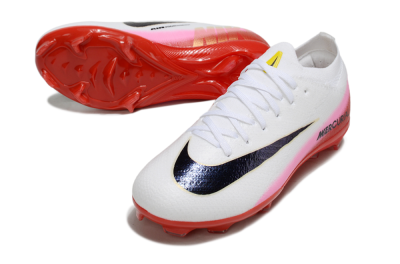 Nike Air Zoom Mercurial Vapor 16 Elite FG Football Boots - White/Black/Red