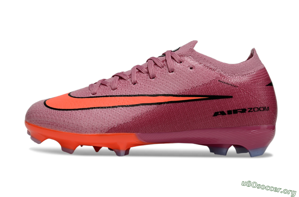 Nike Air Zoom Mercurial Vapor 16 Elite FG Football Boots - Pink/Black/Red 3