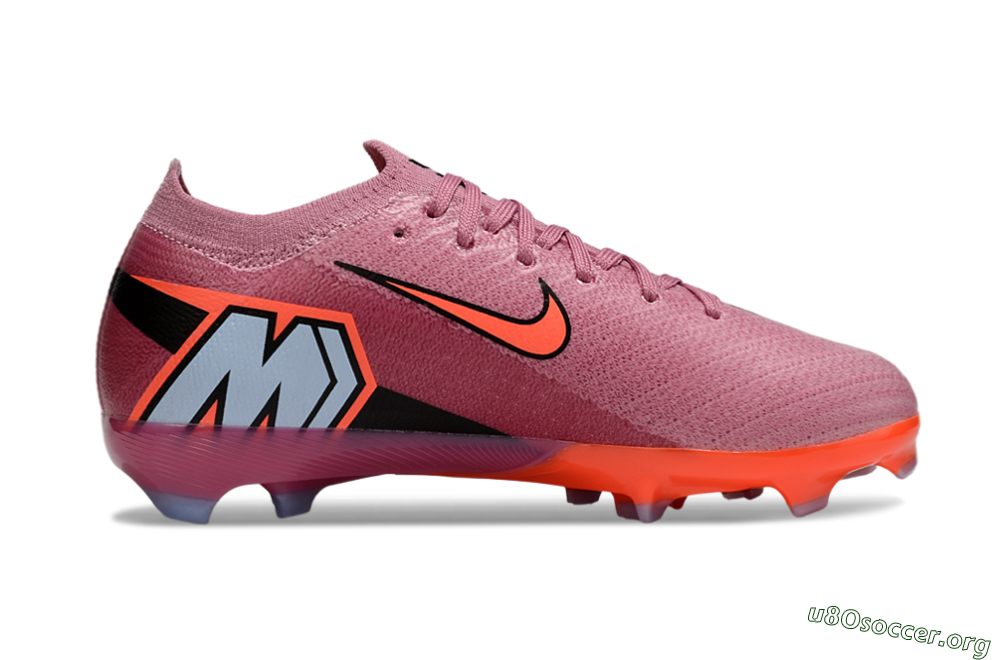Nike Air Zoom Mercurial Vapor 16 Elite FG Football Boots - Pink/Black/Red 4