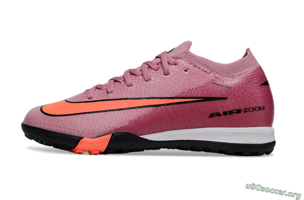 Nike Air Zoom Mercurial Vapor 16 Elite TF Football Shoes - Pink/Black/Red 3