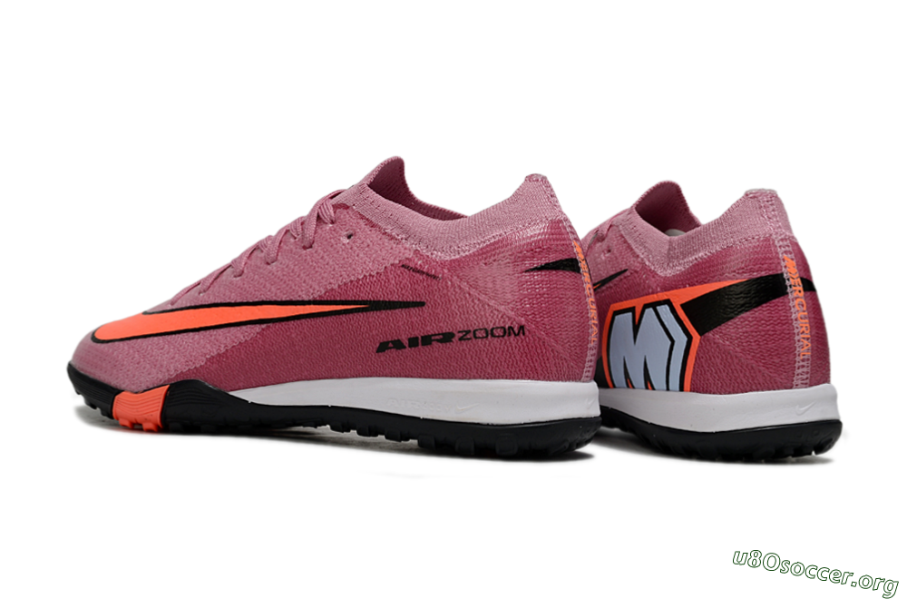 Nike Air Zoom Mercurial Vapor 16 Elite TF Football Shoes - Pink/Black/Red 5