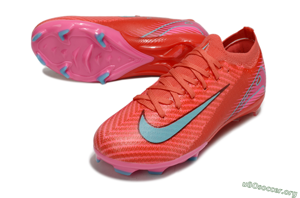 Nike Air Zoom Mercurial Vapor 16 Elite FG Football Boots - Red/Jade/White 0