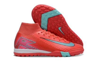 Nike Air Zoom Mercurial Superfly 10 Elite TF Football Shoes - Red/Jade/Pink
