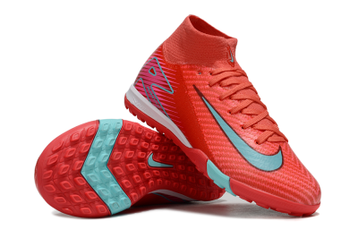 Nike Air Zoom Mercurial Superfly 10 Elite TF Football Shoes - Red/Jade/Pink