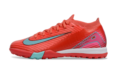 Nike Air Zoom Mercurial Vapor 16 Elite TF Football Shoes - Red/Jade/White