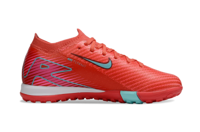 Nike Air Zoom Mercurial Vapor 16 Elite TF Football Shoes - Red/Jade/White