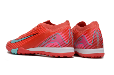 Nike Air Zoom Mercurial Vapor 16 Elite TF Football Shoes - Red/Jade/White
