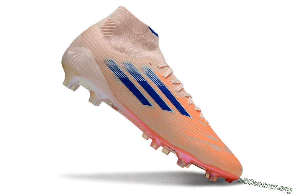 Adidas F50 Elite Mid FG Football Boots - Red/Blue/White 4