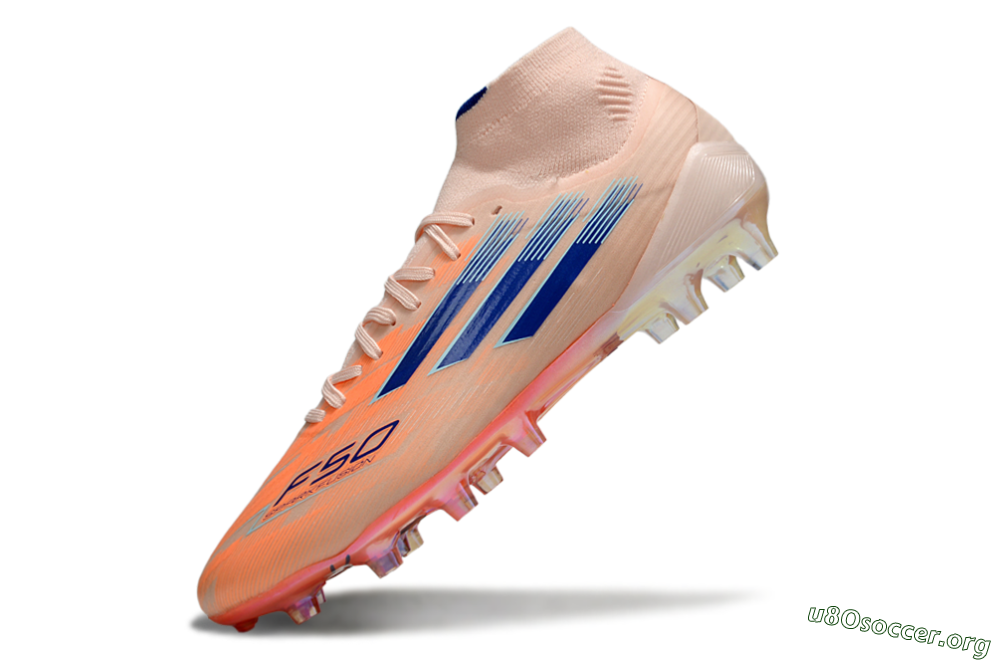 Adidas F50 Elite Mid FG Football Boots - Red/Blue/White 5