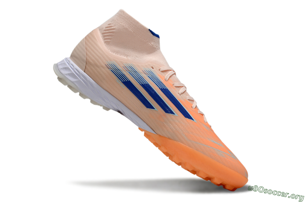 Adidas F50 Elite Mid TF Football Boots - Red/Blue/White 4