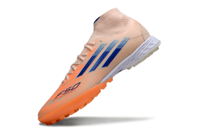 Adidas F50 Elite Mid TF Football Boots - Red/Blue/White