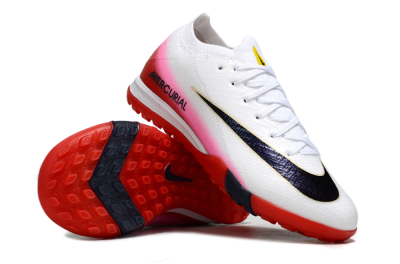 Nike Air Zoom Mercurial Vapor 16 Elite TF Football Shoes - White/Black/Red