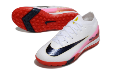 Nike Air Zoom Mercurial Vapor 16 Elite TF Football Shoes - White/Black/Red
