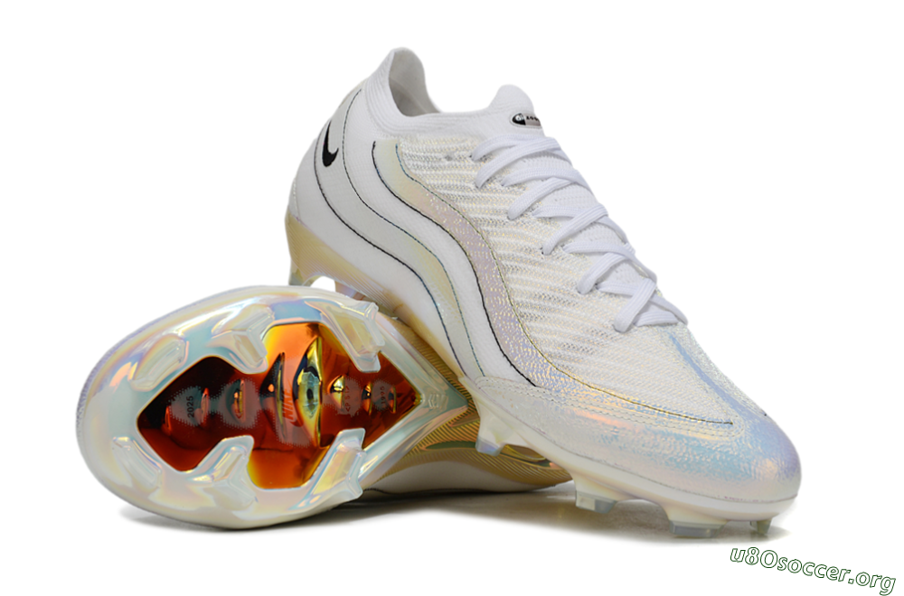 Nike Air Zoom Mercurial Vapor 16 Elite FG Football Boots - White/Beige/Gold 1