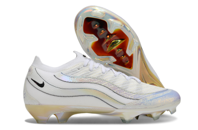 Nike Air Zoom Mercurial Vapor 16 Elite FG Football Boots - White/Beige/Gold