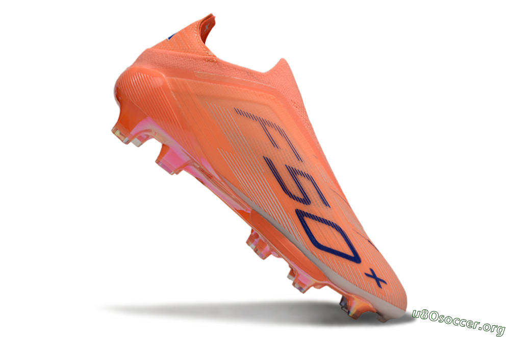 Adidas F50+ Elite Laceless FG Football Boots - Red/Blue/White 4