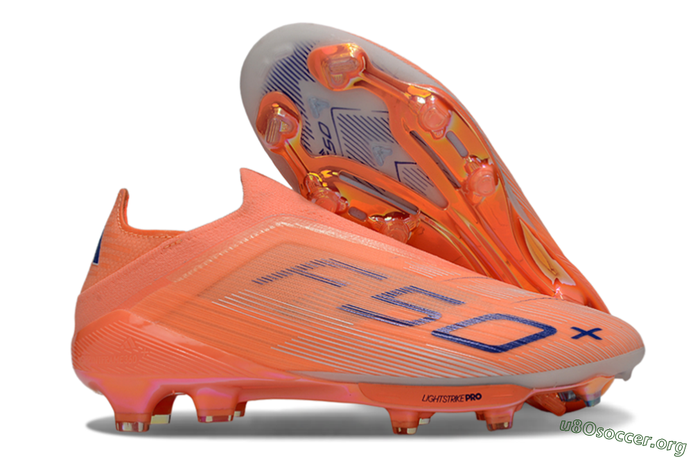 Adidas F50+ Elite Laceless FG Football Boots - Red/Blue/White 2